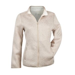 Faded Glory Sherpa Jacket Large Beige Cream